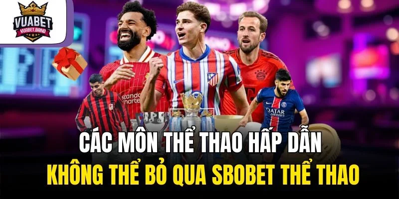 Các môn thể thao hấp dẫn không thể bỏ qua Sbobet thể thao